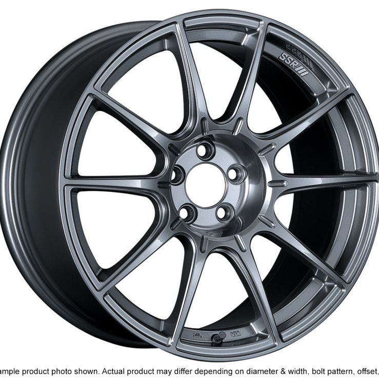 SSR XA18950+4005GDK - SSRXA18950+4005GDK - SSR GTX01 18x9.5 5x114.3 40mm Offset Dark Silver Wheel - Shipped in Europe - Tuningsupply.com