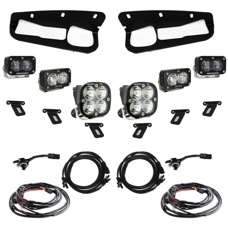 Baja Designs 448175 - BAJ448175 - Baja Designs 21-22 Ford Bronco w/Steel Bumper S2 SAE Pro Fog Pocket Light Kit - Clear - Shipped in Europe - Tuningsupply.com
