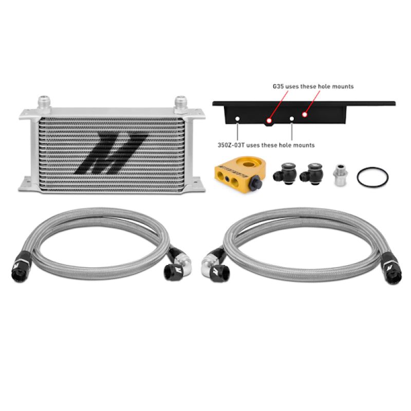 Mishimoto MMOC-350Z-03T - MISMMOC-350Z-03T - Mishimoto 03-09 Nissan 350Z / 03-07 Infiniti G35 (Coupe Only) Oil Cooler Kit - Thermostatic - Shipped in Europe - Tuningsupply.com