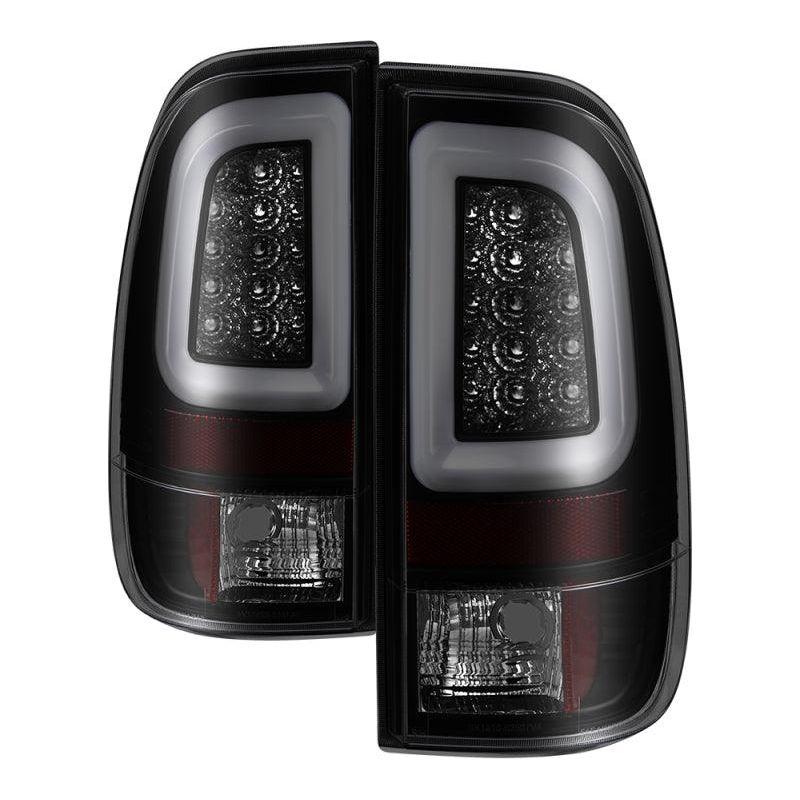 SPYDER 5084248 - SPY5084248 - Spyder 97-03 Ford F150 Stylsd. F250 V3 Lght Bar LED Tail Lights - Blk Smk ALT-YD-FF15097V3-LBLED-BSM - Shipped in Europe - Tuningsupply.com