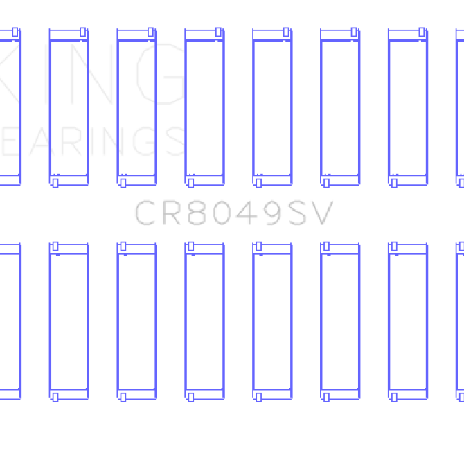 King Engine Bearings GCR8049SV - KINGCR8049SV - King Engine Bearings 08-11 BMW N62/N63/S63 Rod Bearing Set - Shipped in Europe - Tuningsupply.com