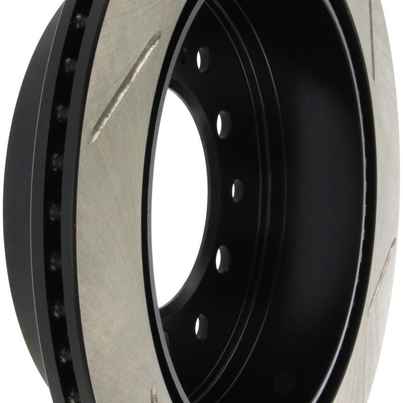 Stoptech 126.44128SR - STO126.44128SR - StopTech Power Slot 01-07 Toyota Sequoia/03-09 4 Runner / 03-09 Lexus GX470 Slotted Right Rr Rotor - Shipped in Europe - Tuningsupply.com