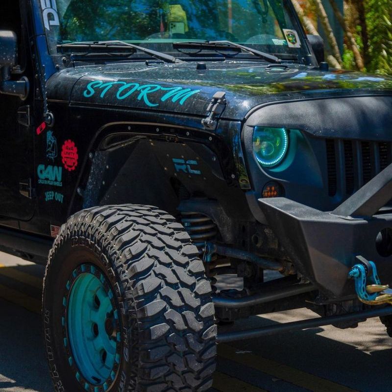 ORACLE Lighting 5769-334 - ORL5769-334 - Oracle 7in High Powered LED Headlights - Black Bezel - ColorSHIFT No Controller - Shipped in Europe - Tuningsupply.com