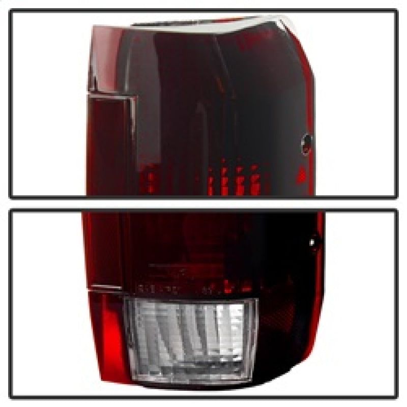 SPYDER 9030567 - SPY9030567 - xTune Ford Bronco F150 F250 F350 F450 92-96 OE Style Tail Lights Red Smoked ALT-JH-FB92-OE-RSM - Shipped in Europe - Tuningsupply.com