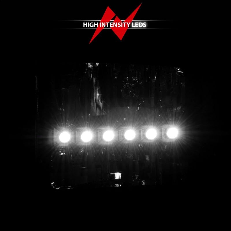 ANZO 111106 - ANZ111106 - ANZO 2000-2004 Ford Excursion Crystal Headlights Black w/ LED 1pc - Shipped in Europe - Tuningsupply.com