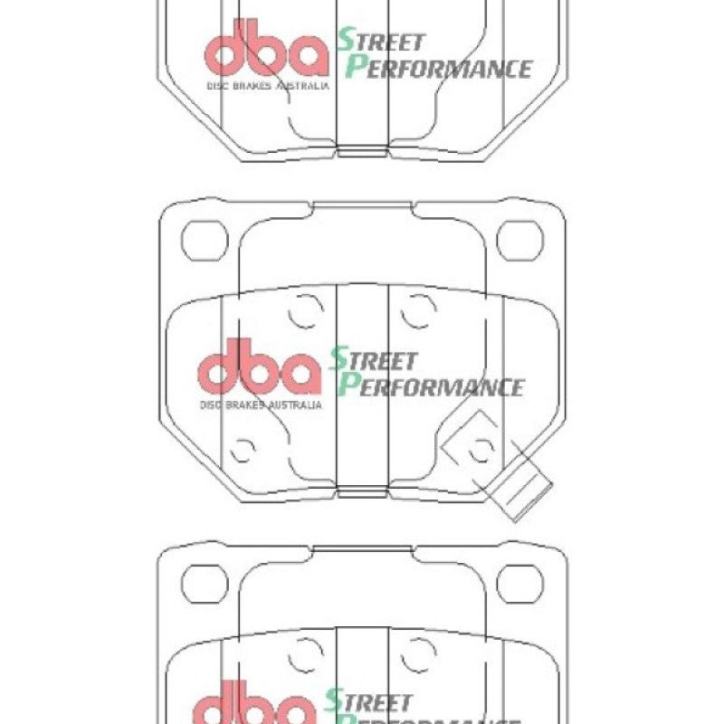 DBA DB1220SP - DBADB1220SP - DBA 06-07 Subaru WRX SP500 Rear Brake Pads - Shipped in Europe - Tuningsupply.com