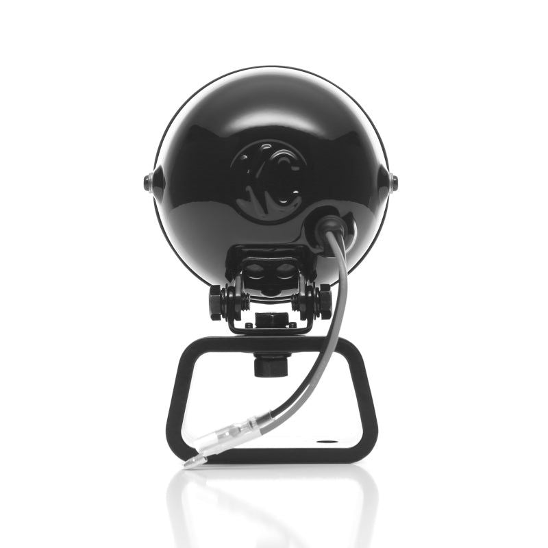 KC HiLiTES 490 - KCL490 - KC HiLiTES Rally 400 4in. Round Halogen Light 55w Spread Beam (Pair Pack System) - Black - Shipped in Europe - Tuningsupply.com