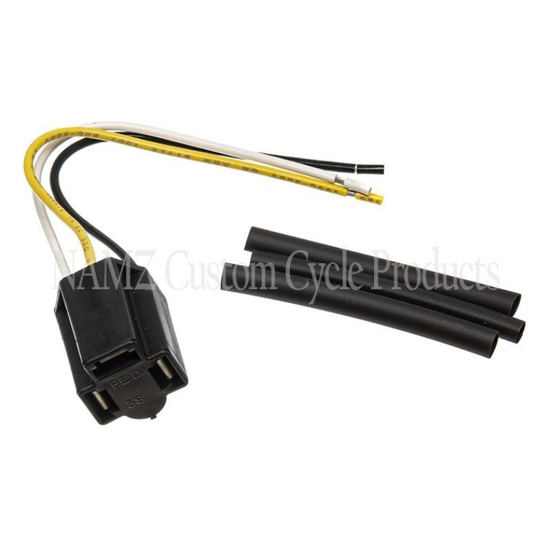 NAMZ NHS-PT - NAMNHS-PT - NAMZ Replacement Headlamp H4 Pigtail (Models w/H4 Headlight Harness) Incl. Connector/Shrink/Termnls - Shipped in Europe - Tuningsupply.com