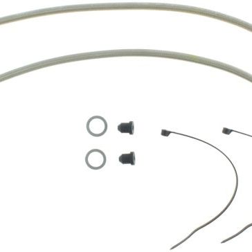 Stoptech 950.34011 - STO950.34011 - StopTech 06-08 BMW M5 / 07-08 M6 / 04-07 525i (Not AWD) Stainless Steel Front Brake Line Kit - Shipped in Europe - Tuningsupply.com