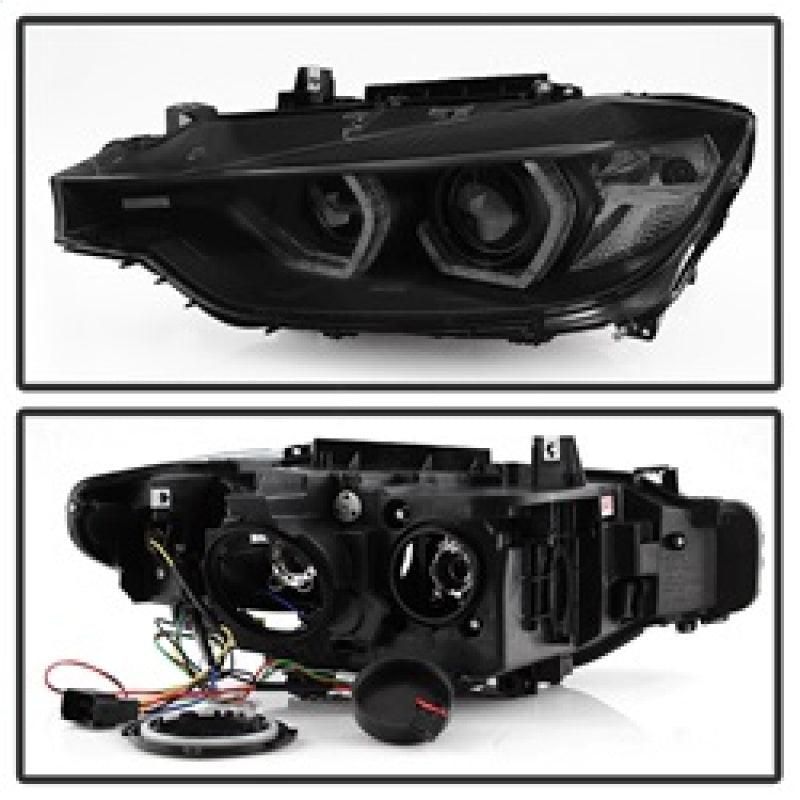 SPYDER 5085047 - SPY5085047 - Spyder 12-14 BMW F30 3 Series 4DR Projector Headlights - LED DRL - Blk Smoke PRO-YD-BMWF3012-DRL-BSM - Shipped in Europe - Tuningsupply.com