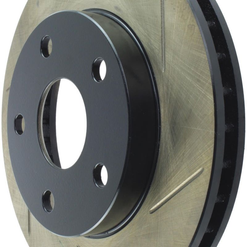 Stoptech 126.44069SL - STO126.44069SL - StopTech Power Slot 1/90-95 Toyota MR2 Front Left SportStop Slotted Rotor - Shipped in Europe - Tuningsupply.com