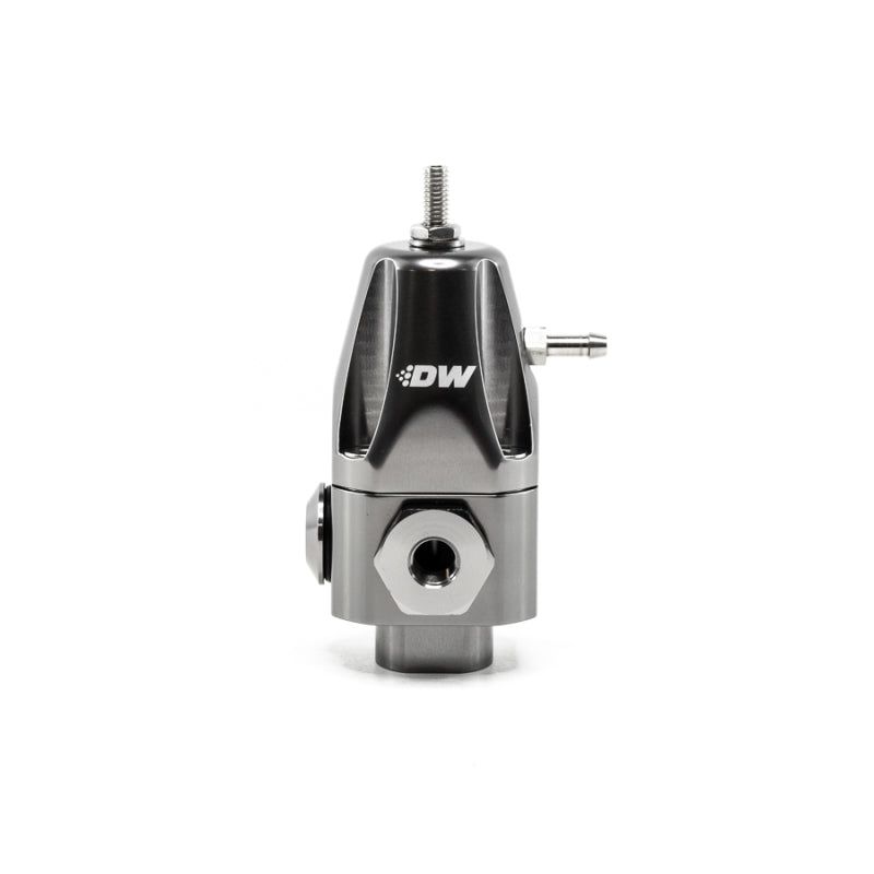 DeatschWerks 6-1000-FRT - DWK6-1000-FRT - DeatschWerks DWR1000 Adjustable Fuel Pressure Regulator - Titanium - Shipped in Europe - Tuningsupply.com