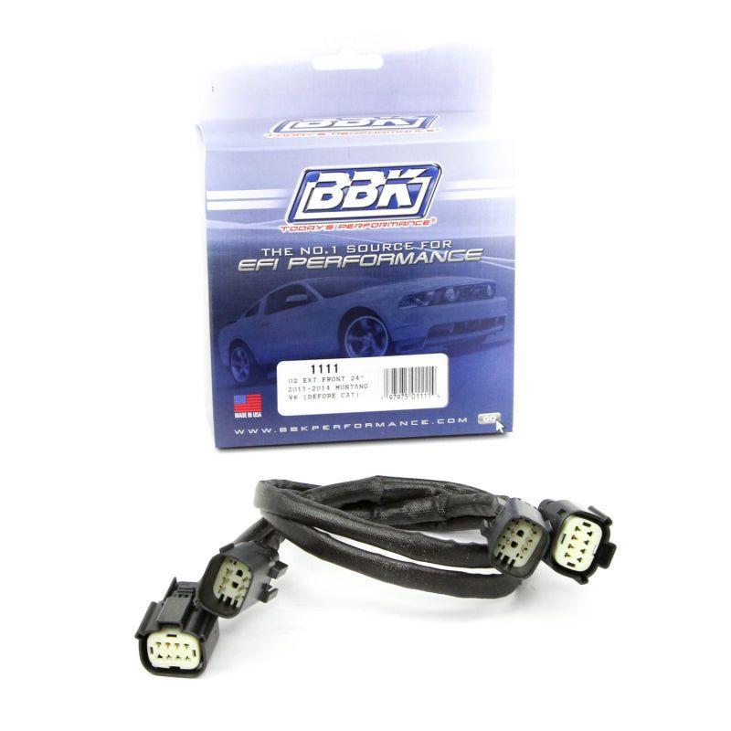 BBK 1111 - BBK1111 - BBK 11-14 Mustang V6 Front O2 Sensor Wire Harness Extensions 24 (pair) - Shipped in Europe - Tuningsupply.com