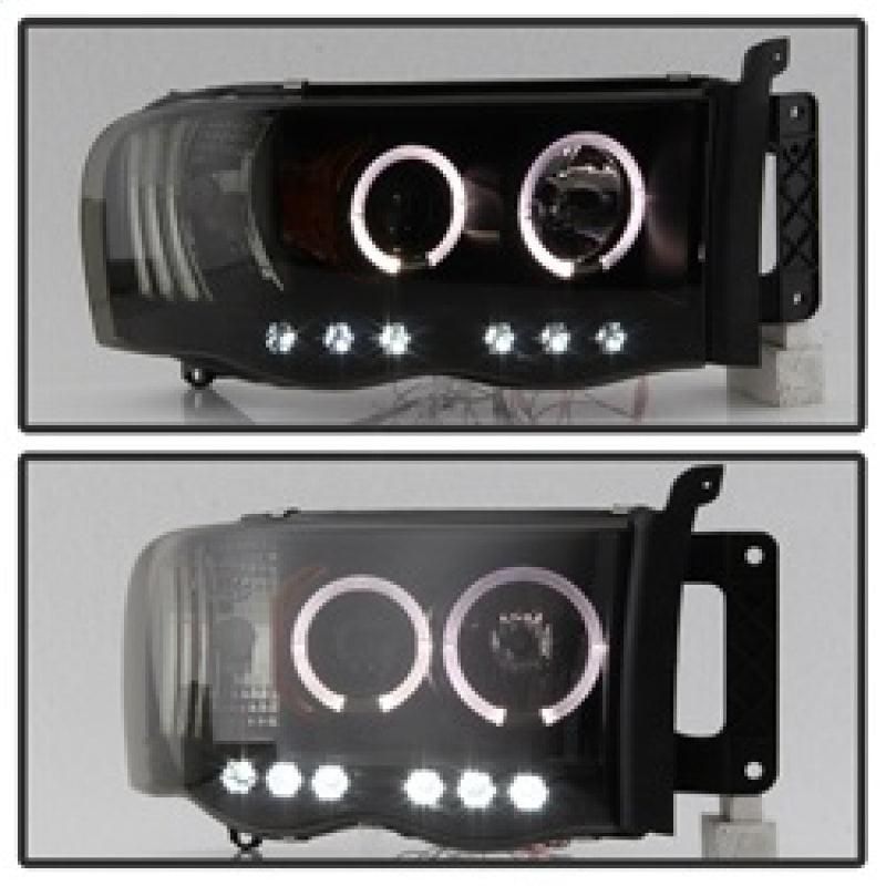 SPYDER 5078384 - SPY5078384 - Spyder Dodge Ram 1500 02-05 03-05 Projector Headlights LED Halo LED Blk Smke PRO-YD-DR02-HL-BSM - Shipped in Europe - Tuningsupply.com