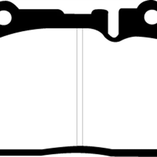EBC DP31154C - EBCDP31154C - EBC 95-00 Lexus LS400 4.0 Redstuff Front Brake Pads - Shipped in Europe - Tuningsupply.com