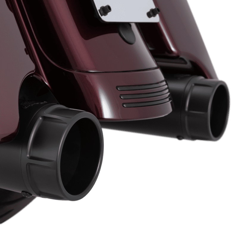 Vance and Hines 46674 - VAH46674 - Vance & Hines HD Touring 17-22 Torquer 450 Black Slip-On Exhaust - Shipped in Europe - Tuningsupply.com