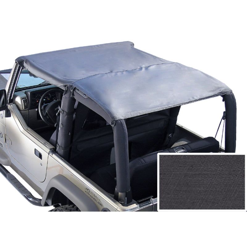 Rugged Ridge 13554.15 - RUG13554.15 - Rugged Ridge Roll Bar Top Black Diamond 76-86 Jeep CJ7&87-91 Jeep Wrangler YJ - Shipped in Europe - Tuningsupply.com