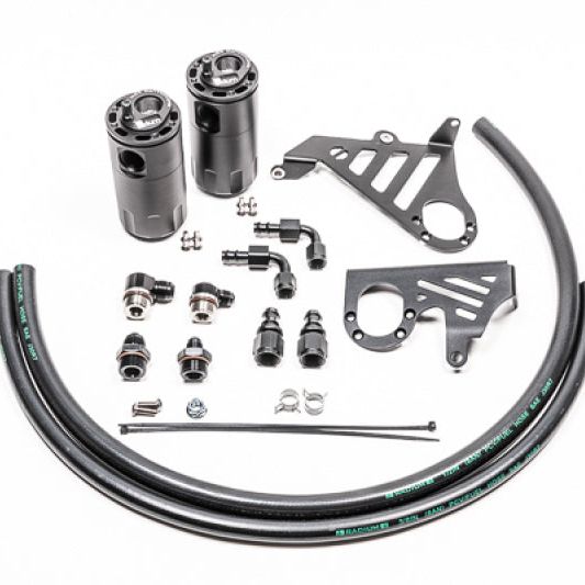 Radium Engineering 20-0358-FL - RAD20-0358-FL - Radium Engineering Dual Catch Can Kit 2015-18 Focus ST Fluid Lock - Shipped in Europe - Tuningsupply.com