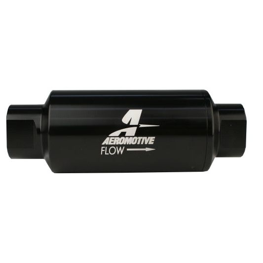 Aeromotive 12324 - AER12324 - Aeromotive In-Line Filter - AN-10 - Black - 100 Micron - Shipped in Europe - Tuningsupply.com
