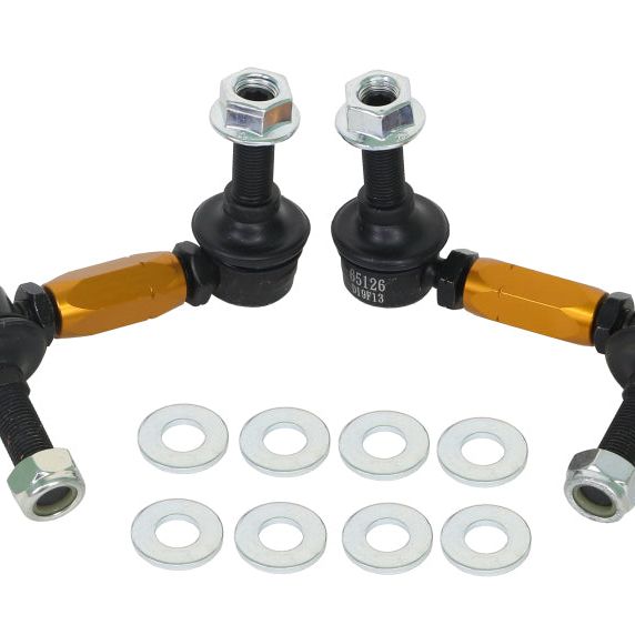 Whiteline KLC110 - WHLKLC110 - Whiteline 03+ Nissan 350z Z33 / 07-08 Infiniti G35 (Exc AWD) Fr Swaybar-Link Assy HD Adj Steel Ball - Shipped in Europe - Tuningsupply.com