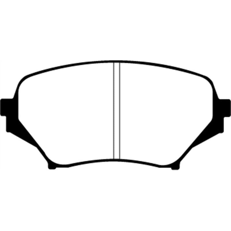 EBC DP41774R - EBCDP41774R - EBC 06-15 Mazda Miata MX5 2.0 Yellowstuff Front Brake Pads - Shipped in Europe - Tuningsupply.com