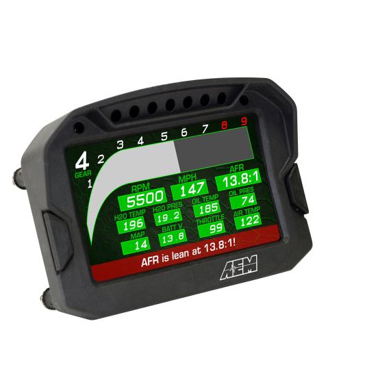 AEM 30-5602 - AEM30-5602 - AEM CD-5G Carbon Digital Dash Display w/ Interal 10Hz GPS & Antenna - Shipped in Europe - Tuningsupply.com