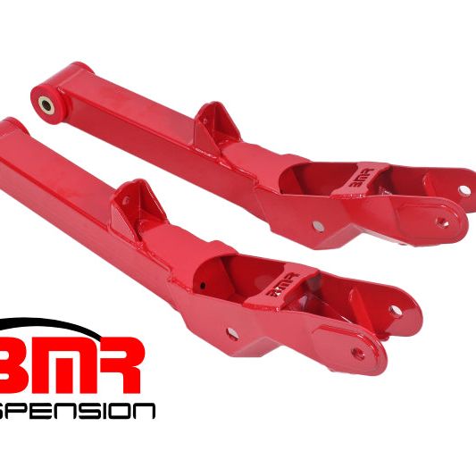 BMR Suspension TCA028R - BMRTCA028R - BMR 10-15 5th Gen Camaro Non-Adj. Rear Lower Control Arms (Polyurethane) - Red - Shipped in Europe - Tuningsupply.com