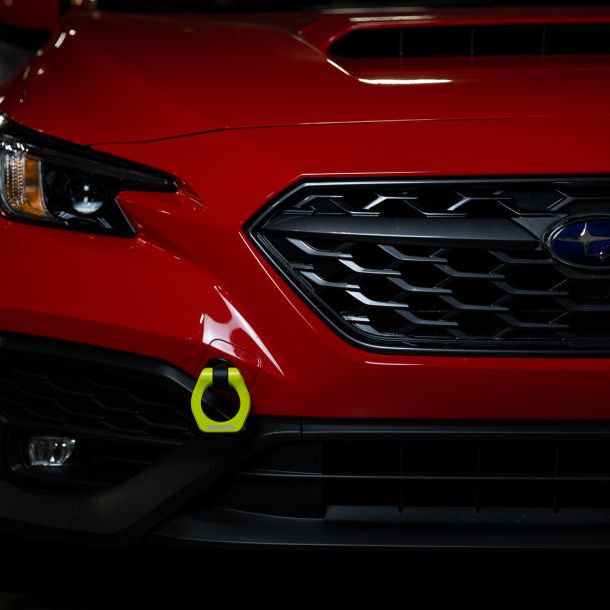 Mishimoto MMTH-WRX-22NY - MISMMTH-WRX-22NY - Mishimoto 2022+ Subaru WRX Front Tow Hook Neon Yellow - Shipped in Europe - Tuningsupply.com