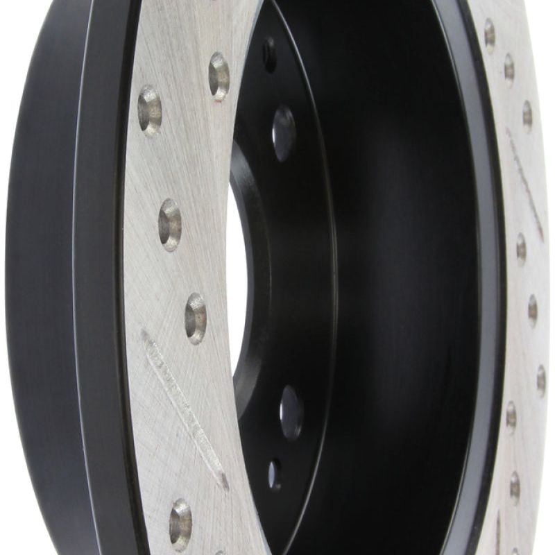 Stoptech 127.40042L - STO127.40042L - StopTech 02-06 Acura RSX Incl. Type S / 97-01 Integra Type R Slotted & Drilled Left Rear Rotor - Shipped in Europe - Tuningsupply.com