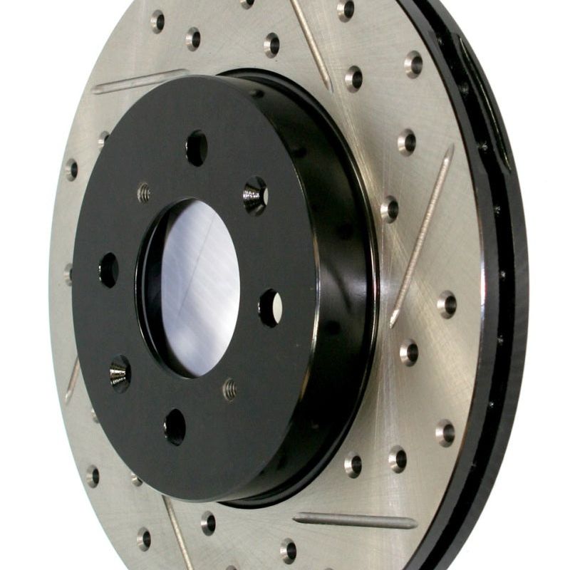 Stoptech 127.46064R - STO127.46064R - StopTech Slotted & Drilled Sport Brake Rotor - Shipped in Europe - Tuningsupply.com