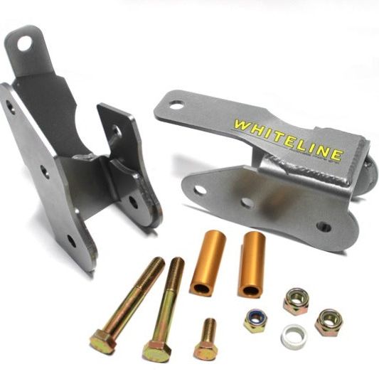 Whiteline KBR37 - WHLKBR37 - Whiteline 05+ Ford Mustang Coupe (Inc GT & Shelby GT500) Rear C/A - Complete Lwr Rear Mounting Brkt - Shipped in Europe - Tuningsupply.com