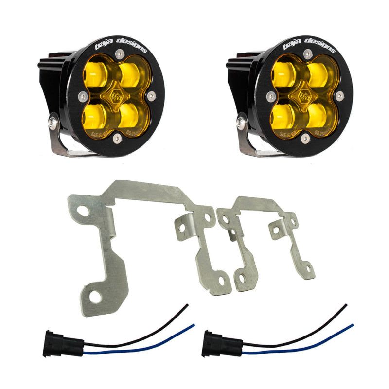Baja Designs 448033 - BAJ448033 - Baja Designs 2019+ Ram 2500/3500 Big Horn Fog Pocket Kit - Amber - Shipped in Europe - Tuningsupply.com