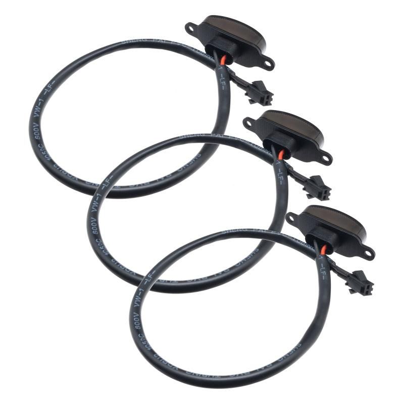 ORACLE Lighting 5889-005-T - ORL5889-005-T - Oracle Universal Pre-Runner Style LED Grill Light Kit (New Style) - Amber w/Tinted Lens - Shipped in Europe - Tuningsupply.com