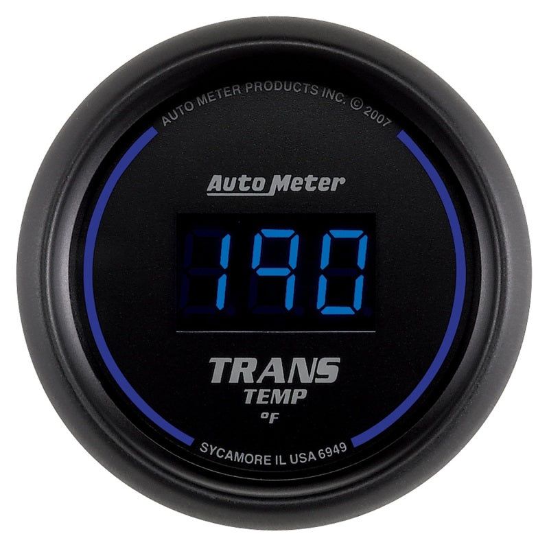 AutoMeter 6949 - ATM6949 - Autometer 52.4mm Black Digital Trans Temperature Gauge - Shipped in Europe - Tuningsupply.com