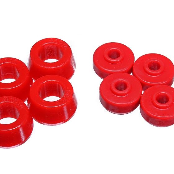 Energy Suspension 8.8102R - ENG8.8102R - Energy Suspension 1996-2009 Toyota 4Runner Rear Shock Bushings (Red) - Shipped in Europe - Tuningsupply.com