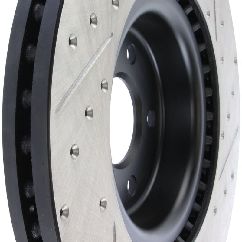 Stoptech 127.33138R - STO127.33138R - StopTech Slotted & Drilled Sport Brake Rotor - Shipped in Europe - Tuningsupply.com