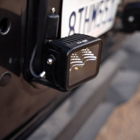 DV8 Offroad TSJL-03 - DVETSJL-03 - DV8 Offroad 18-22 Jeep Wrangler JL Spare Tire Delete Kit w/Light Mounts - Shipped in Europe - Tuningsupply.com