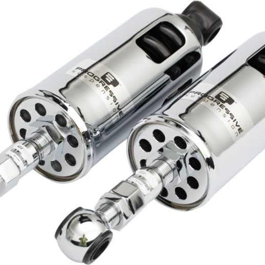 Progressive 422-4037C - PGR422-4037C - Progressive 00-17 Harley Softail 422 Series Shocks - Chrome - Shipped in Europe - Tuningsupply.com
