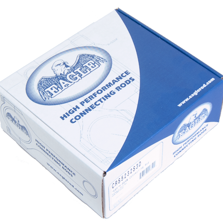 Eagle CRS5232S3D - EAGCRS5232S3D - Eagle Subaru EJ18/EJ20 4340 H-Beam Connecting Rods (Set of 4) (Rods Longer Than Stock) - Shipped in Europe - Tuningsupply.com