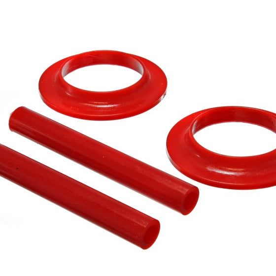 Energy Suspension 9.6102R - ENG9.6102R - Energy Suspension GM Spring Isolator Set - Red - Shipped in Europe - Tuningsupply.com