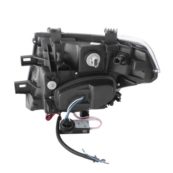 ANZO 111111 - ANZ111111 - ANZO 2005-2008 Nissan Frontier Projector Headlights w/ Halo Black - Shipped in Europe - Tuningsupply.com