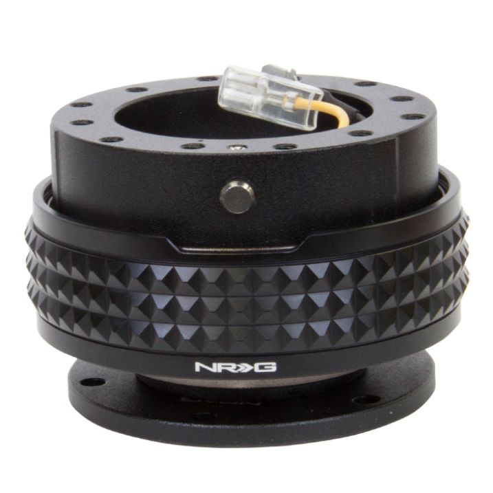 NRG SRK-210BK/BK - NRGSRK-210BK/BK - NRG Quick Release Kit - Pyramid Edition - Black Body / Black Pyramid Ring - Shipped in Europe - Tuningsupply.com