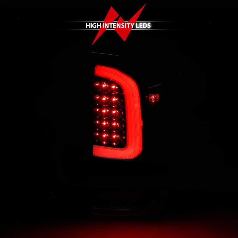 ANZO 311401 - ANZ311401 - ANZO 16-21 Toyota Tacoma LED Tail Lights - w/ Light Bar Sequential Black Housing & Smoke Lens - Shipped in Europe - Tuningsupply.com