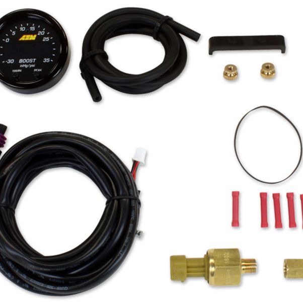 AEM 30-0308 - AEM30-0308 - AEM X-Series Boost Pressure -30inHg 60psi Gauge Kit - Shipped in Europe - Tuningsupply.com