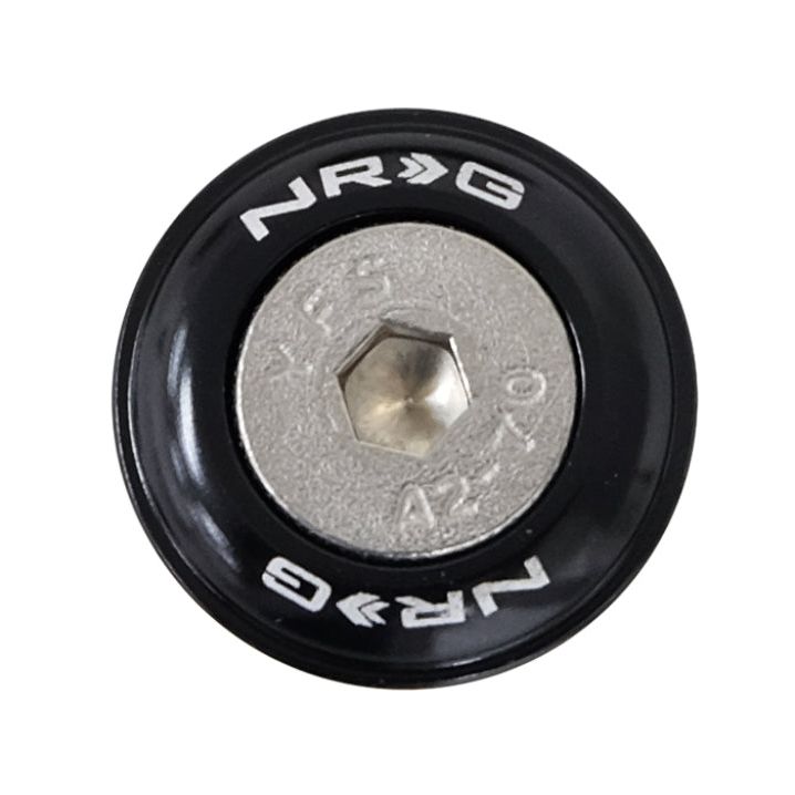 NRG FW-100BK - NRGFW-100BK - NRG Fender Washer Kit w/Rivets For Plastic (Black) - Set of 10 - Shipped in Europe - Tuningsupply.com