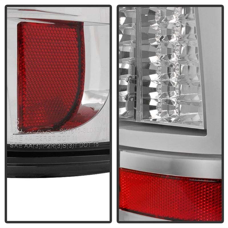 SPYDER 5081902 - SPY5081902 - Spyder Chevy Silverado 1500/2500 03-06 Version 2 LED Tail Lights - Chrome ALT-YD-CS03V2-LED-C - Shipped in Europe - Tuningsupply.com