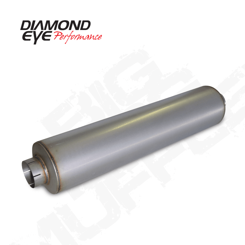Diamond Eye Performance 800465 - DEP800465 - Diamond Eye MFLR BIG DOG QUIET TONE 5inID SGL IN/SGL OUT 10inDIA X 45in BODY 51in LENGTH BAFFLED AL - Shipped in Europe - Tuningsupply.com