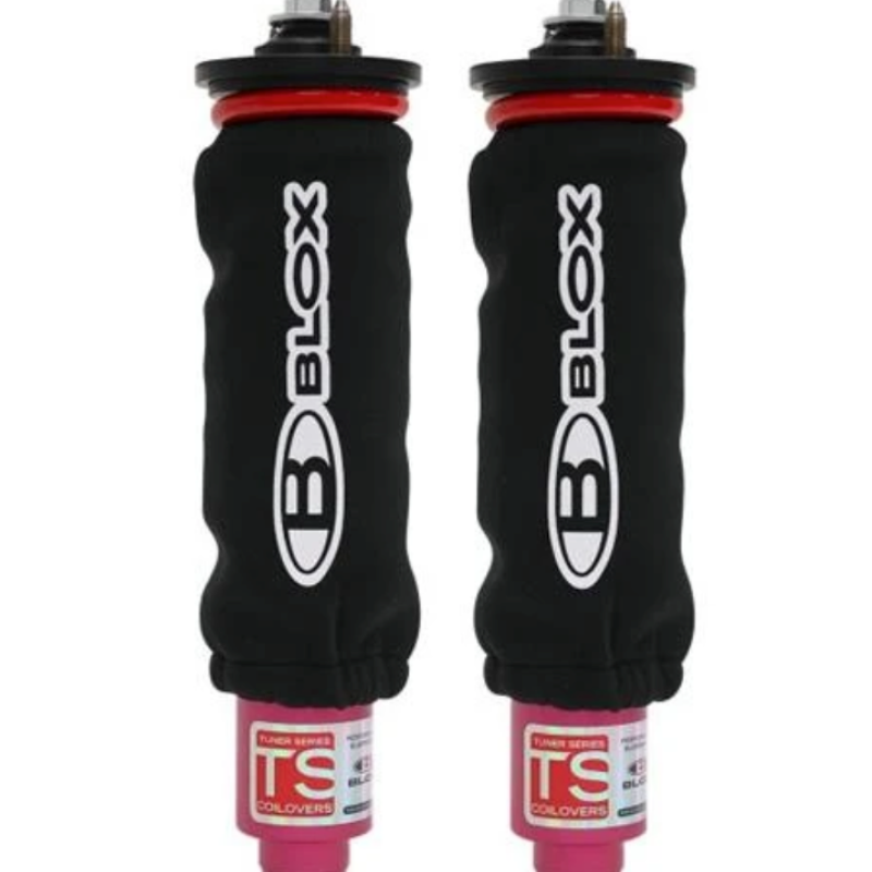 BLOX Racing BXAP-00033-BK - BLOBXAP-00033-BK - BLOX Racing Neoprene Coilover Covers - Black (Pair) - Shipped in Europe - Tuningsupply.com
