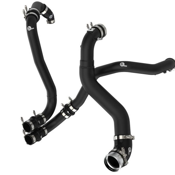 aFe 46-20514-B - AFE46-20514-B - aFe BladeRunner 21-22 Ford F-150 Ecoboost V6-3.5L(tt) Aluminum Hot and Cold Charge Pipe Kit Black - Shipped in Europe - Tuningsupply.com