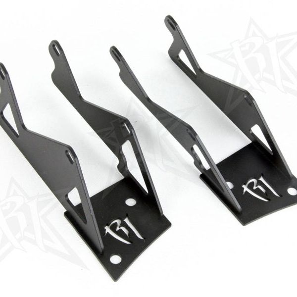 Rigid Industries 40335 - RIG40335 - Rigid Industries Jeep JK - Double A-Pillar Mount - Mounts 2 sets of Dually/D2 - Shipped in Europe - Tuningsupply.com